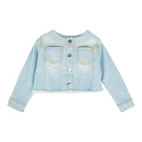 Magil Giubbino Tinta Unita per Bambina FN23088 AZZURRO MAGIL 