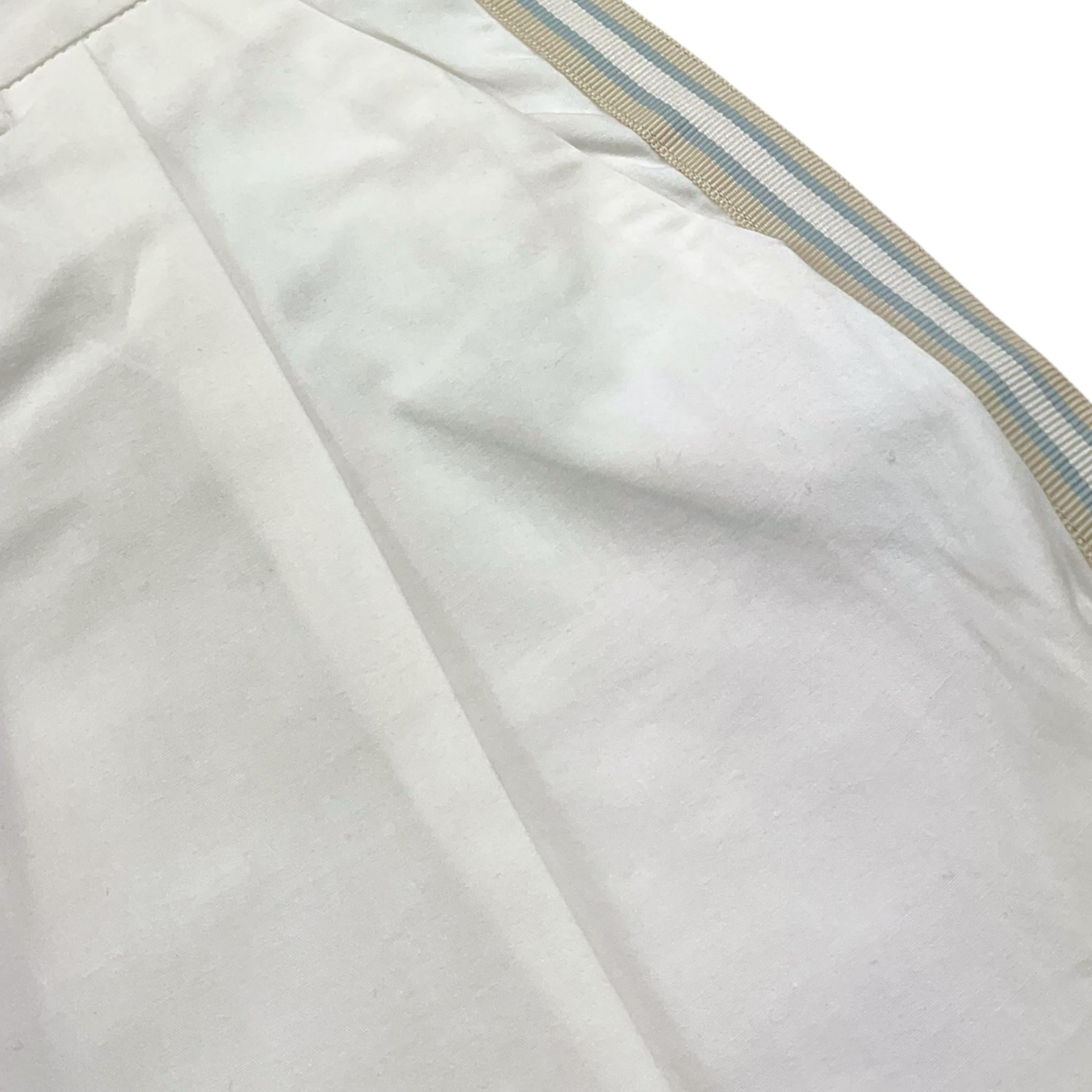 Eleventy Bermuda Tinta Unita con Profili In Contrasto per Bambino EU6A99 BIANCO ELEVENTY 