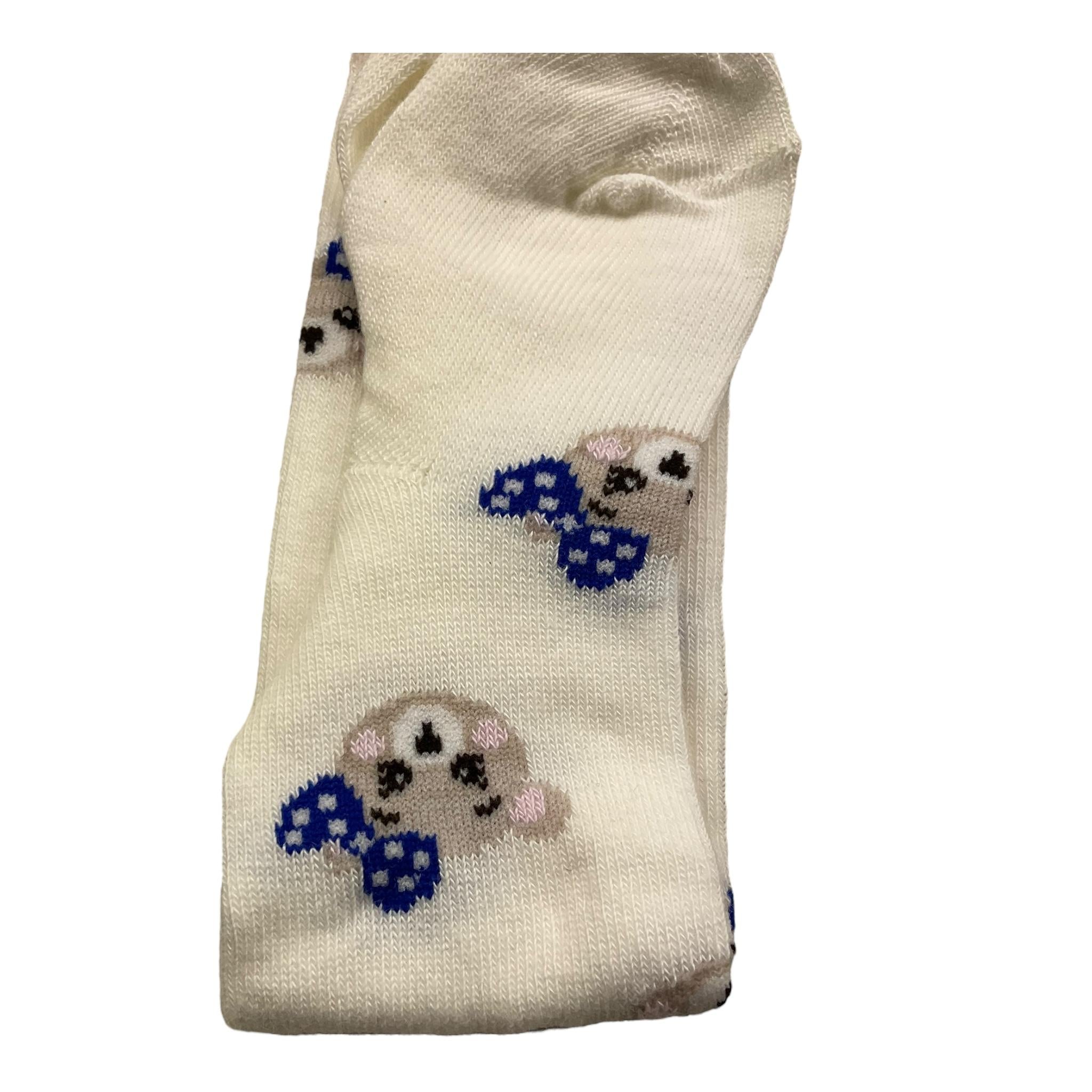 MONNALISA calze tinta unita con stampa  Panna per Neonata 39D009X PANNA MONNALISA 