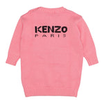 KENZO abito in maglia tinta unita con stampa Rosa per Neonata K60479N ROSA KENZO 