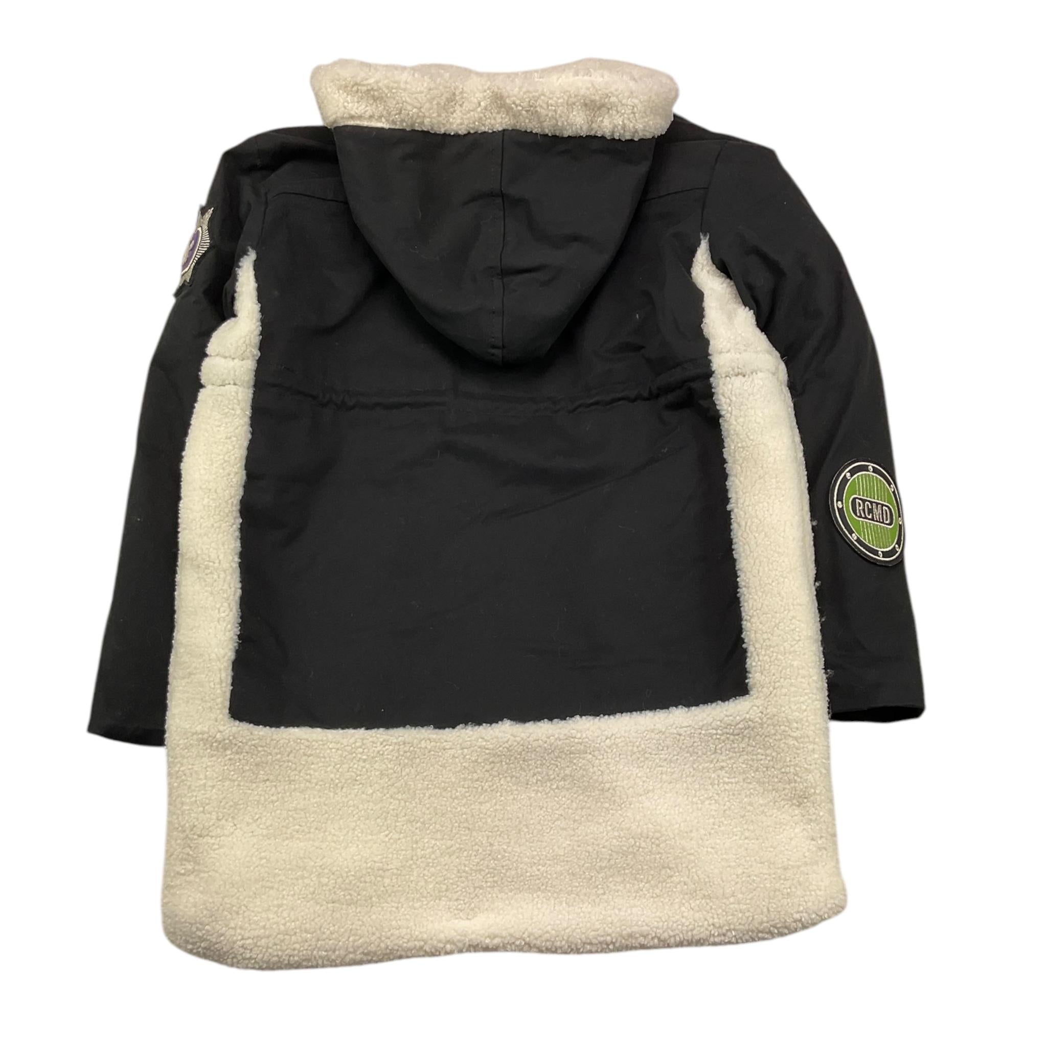 JOHN RICHMOND parka tinta unita con cappuccio teddy Nero per Bambina RBA25138PK NERO JOHN RICHMOND 