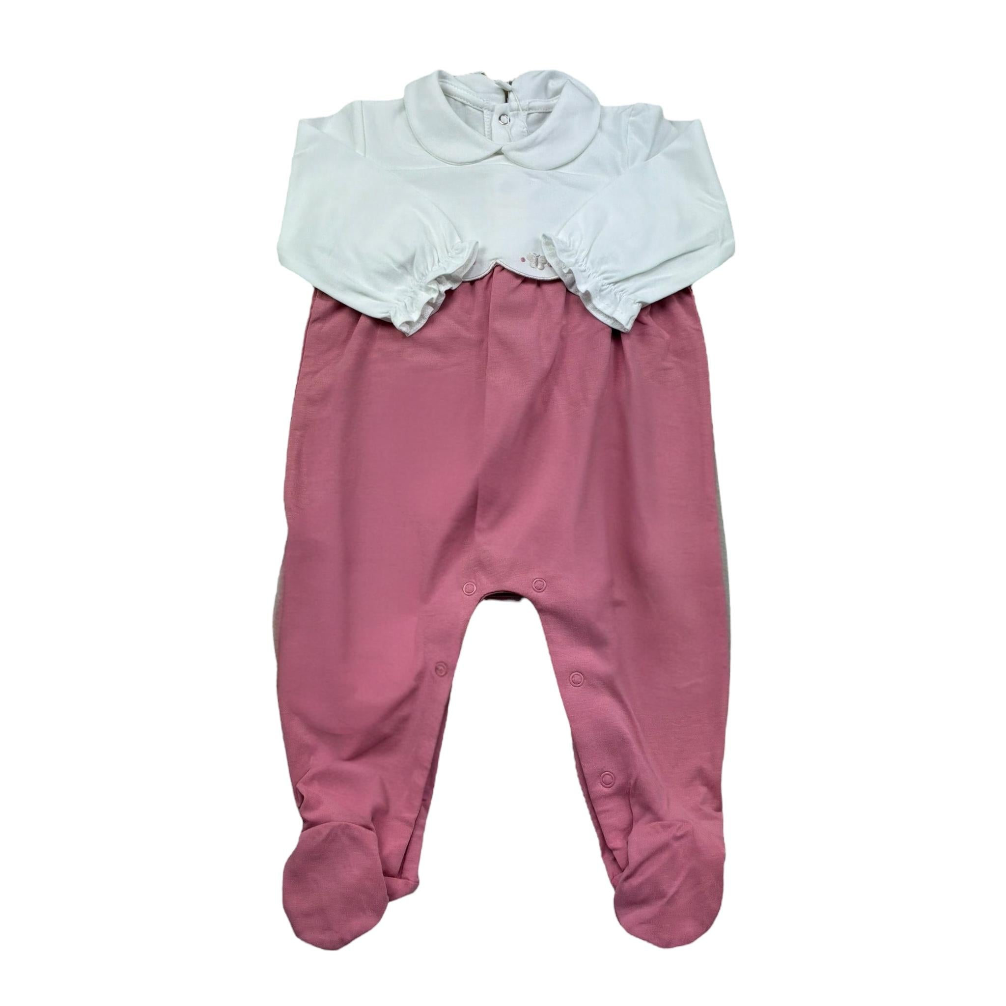 Mayoral Set 2 Tutine Bicolore per Neonata 175156 BIANCO/ROSA MAYORAL 