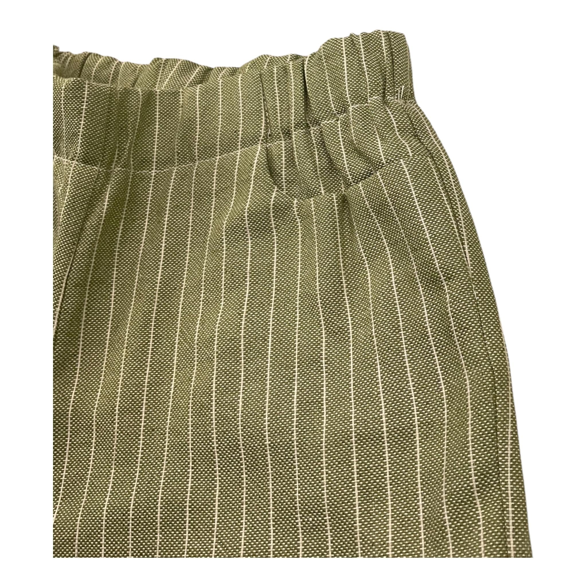 La Stupenderia Bermuda Tinta Unita con Elastico In Vita per Bambino TCBR73 VERDE LA STUPENDERIA 