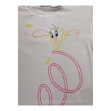 DIADORA t-shirt girocollo tinta unita stampa looney tunes Bianco per Bambina 502180951 BIANCO DIADORA 