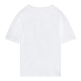 Calvin Klein T-Shirt Girocollo Tinta Unita con Stampa per Bambino IG0IG02858 BIANCO CALVIN KLEIN 