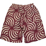 Paolo Pecora Bermuda Stampa Fantasia con Elastico In Vita per Bambino PP4294 BORDEAUX PAOLO PECORA 