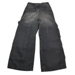 Diesel Jeans Modello Palazzo con Tasconi per Bambina J01725 NERO DIESEL 