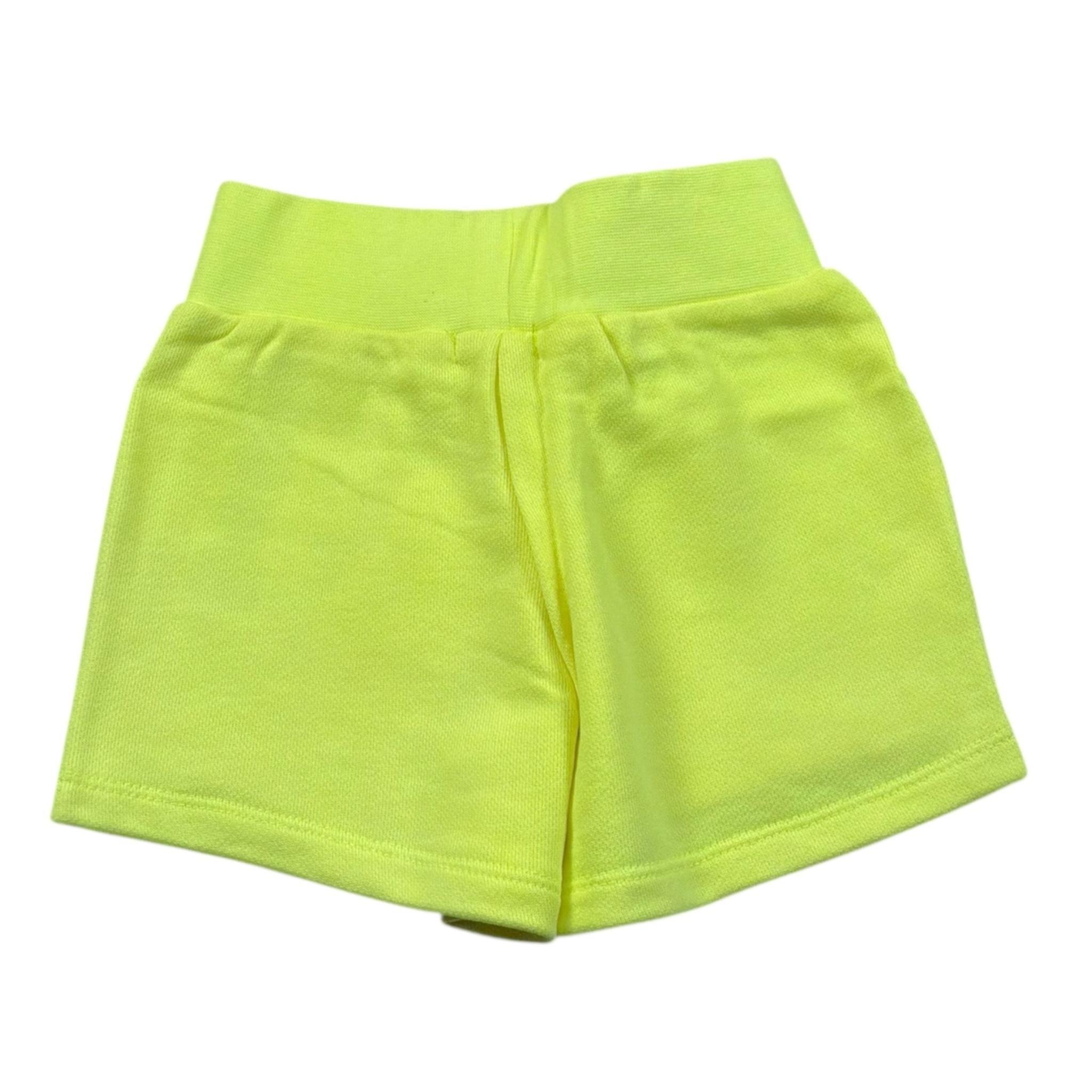 Billieblush Short Tinta Unita con Stampa per Bambina U21044X GIALLO FLUO BillIEBLUSH 