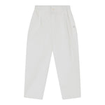 Dou Dou Pantalone Tinta Unita con Elastico In Vita per Bambina DW6P61X BIANCO DOU DOU 