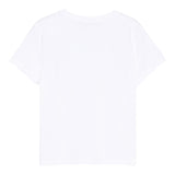 Saint Barth T-Shirt Girocollo Tinta Unita con Stampa per Bambina ELLY001XXJ BIANCO SAINT BARTH 