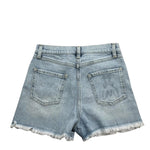 Patrizia Pepe Short In Denim Tinta Unita con Logo per Bambina 7P0377 AZZURRO PATRIZIA PEPE 