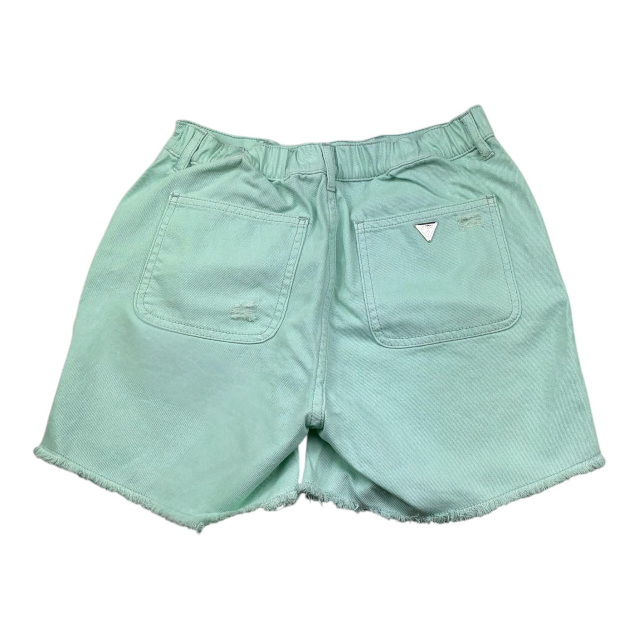 Guess Short Tinta Unita con Elastico In Vita per Bambina J5GD29WH6L0 VERDE GUESS 