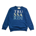 Trussardi Felpa Girocollo Tinta Unita con Stampa per Bambina TGP26016FE BLU TRUSSARDI 