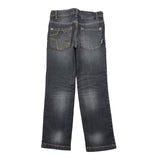 JOHN RICHMOND jeans tinta unita con cuciture in contrasto Nero per Bambino RBA24070JE NERO JOHN RICHMOND 