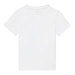 Guess T-Shirt Gircollo Tinta Unita con Stampa per Neonato I5RI03I3Z14X BIANCO GUESS 