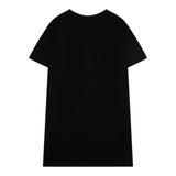 Calvin Klein Abito Mezza Manica Tinta Unita con Logo per Bambina IG0IG02912 NERO CALVIN KLEIN 