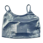 Lu Lu By Miss Grant Top Tinta Unita con Bretelle per Bambina LL3474 AZZURRO LU LU BY MISS GRANT 