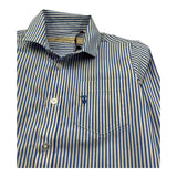 Trussardi Camicia Manica Lunga Fantasia A Righe per Bambino TBP26034CA BIANCO/BLU TRUSSARDI 
