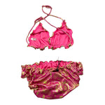 F**K Costume 2 Pezzi Tinta Unita Triangolo-Slip per Bambina FK219329 FUXIA F**K 