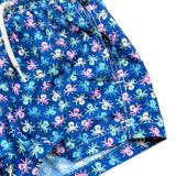 Saint Barth Costume Modello Boxer Tinta Unita con Stampa per Bambino 00117L BLU SAINT BARTH 