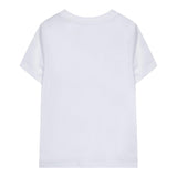 Moschino T-Shirt Girocollo Tinta Unita con Orso per Neonato MUM04AXX BIANCO MOSCHINO 