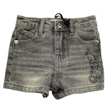 Iceberg Bermuda Tinta Unita In Denim con Girovita Regolabile per Bambino BMICE5108BJ GRIGIO ICEBERG 