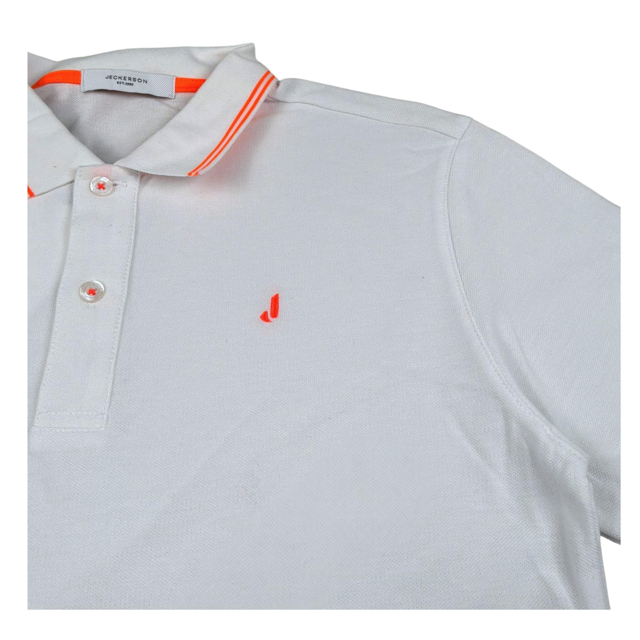 Jeckerson Polo Mezza Manica Tinta Unita per Bambino J3808 BIANCO JECKERSON 
