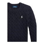Ralph Lauren Maglia Girocollo Tinta Unita con Logo per Bambino 313901316009 BLU RALPH LAUREN 