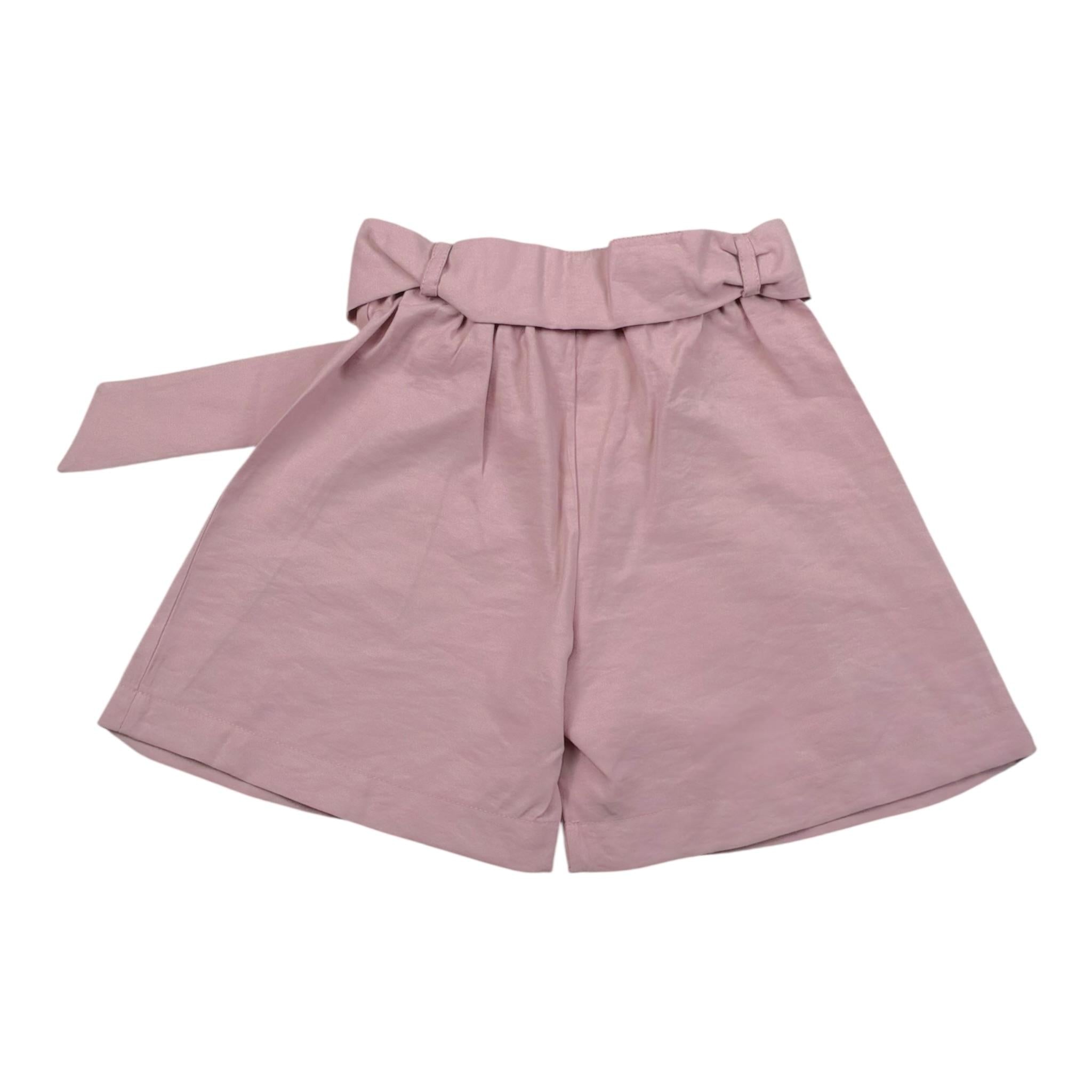Lalalu' Short tinta unita con Elastico In Vita Rosa per Bambina PTL100PB ROSA LALALU' 