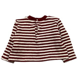 LE BEBE' maglia girocollo fantasia a righe Bianco/rosso per Neonata LBG6127 BIANCO/ROSSO LE BEBE' 