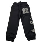 GIVENCHY pantalone tuta tinta unita con logo Nero per Bambino H24233 NERO GIVENCHY 