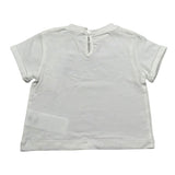 M+E' T-Shirt Girocollo tinta unita con Brillantini Panna per Neonata UE1817N PANNA M+E' 