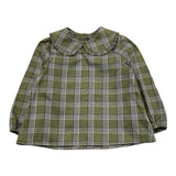LITTLE BEAR camicia tinta unita con fantasia a righe Verde per Bambina 5241 VERDE LITTLE BEAR 
