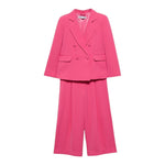 Abel & Lula Completo 2 Pezzi Giacca-Pantalone per Bambina 5240 FUXIA ABEL & LULA 