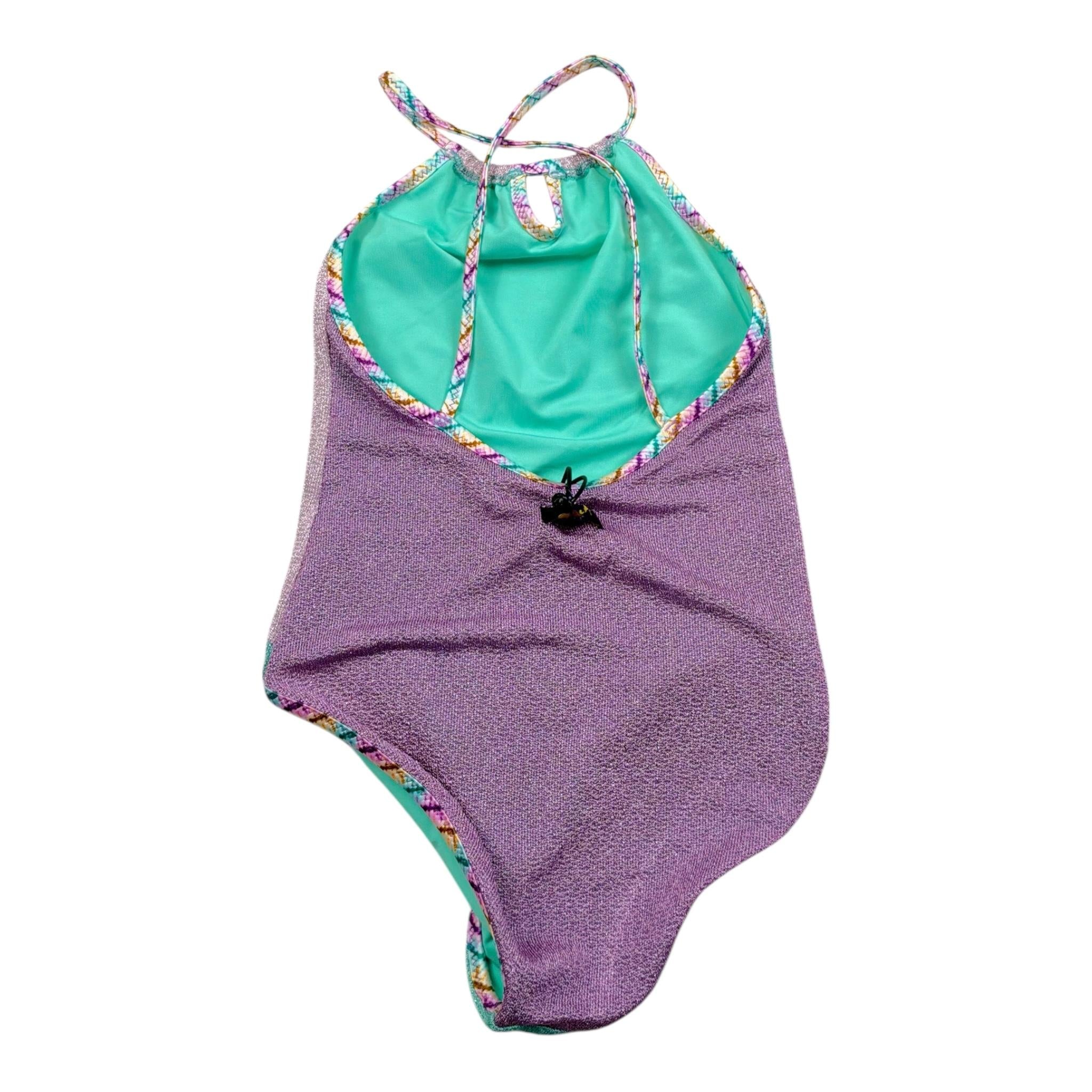 F**K Costume Tinta Unita Glitterato per Bambina FJ25G2G03MKX55X LILLA F**K 