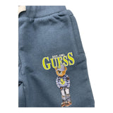 Guess Bermuda Tinta Unita In Tuta per Neonato N5RD03KAD74 PETROLIO GUESS 