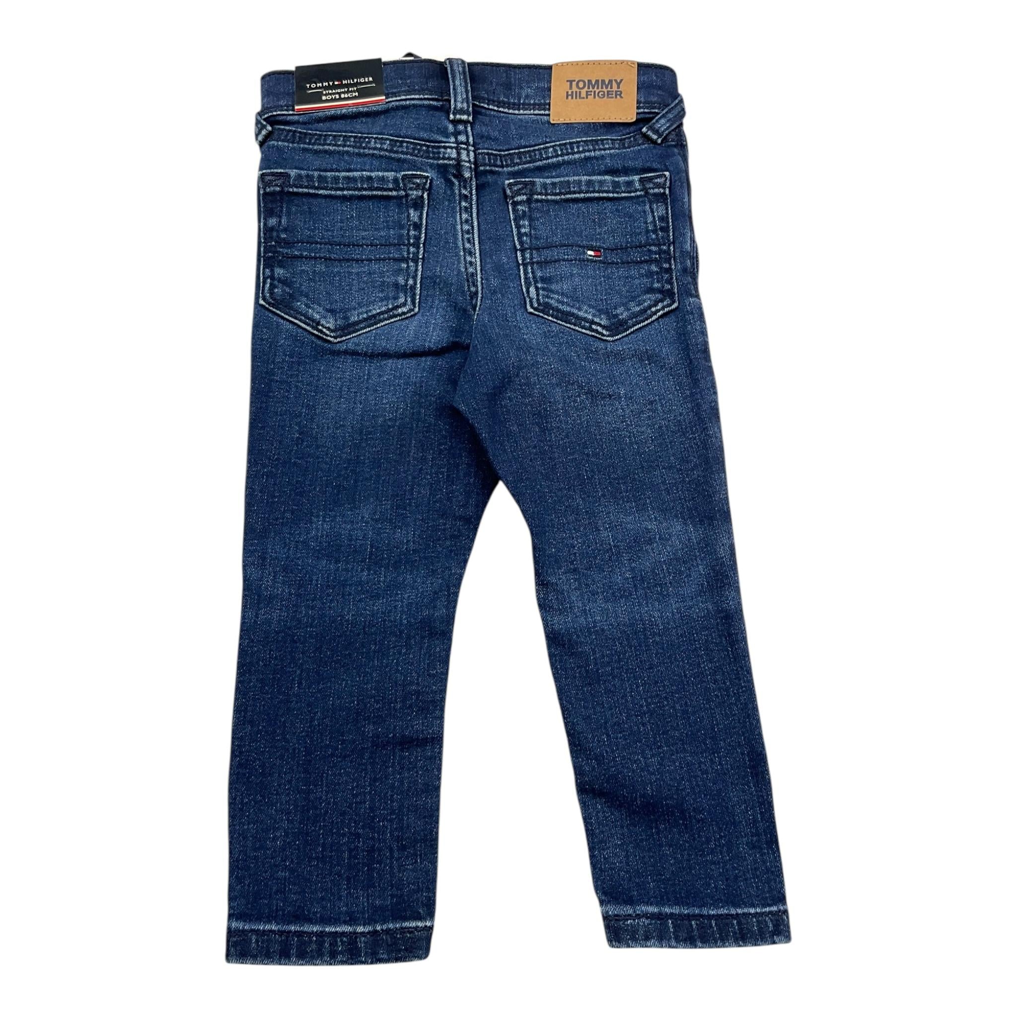 Tommy Hilfiger Bermuda In Denim Tinta Unita per Neonato KB0KB09041N BLU TOMMY HILFIGER 