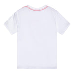 Guess T-Shirt Tinta Unita con Stampa per Neonato N73I55K8HM0NX BIANCO GUESS 
