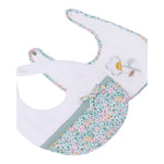 Mayoral Set Bavetta Tinta Unita con Stampe per Neonata 9875 BIANCO MAYORAL 