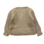 BABIDU cardigan tinta unita con bottoni in contrasto Beige per Neonato 60682 BEIGE BABIDU 