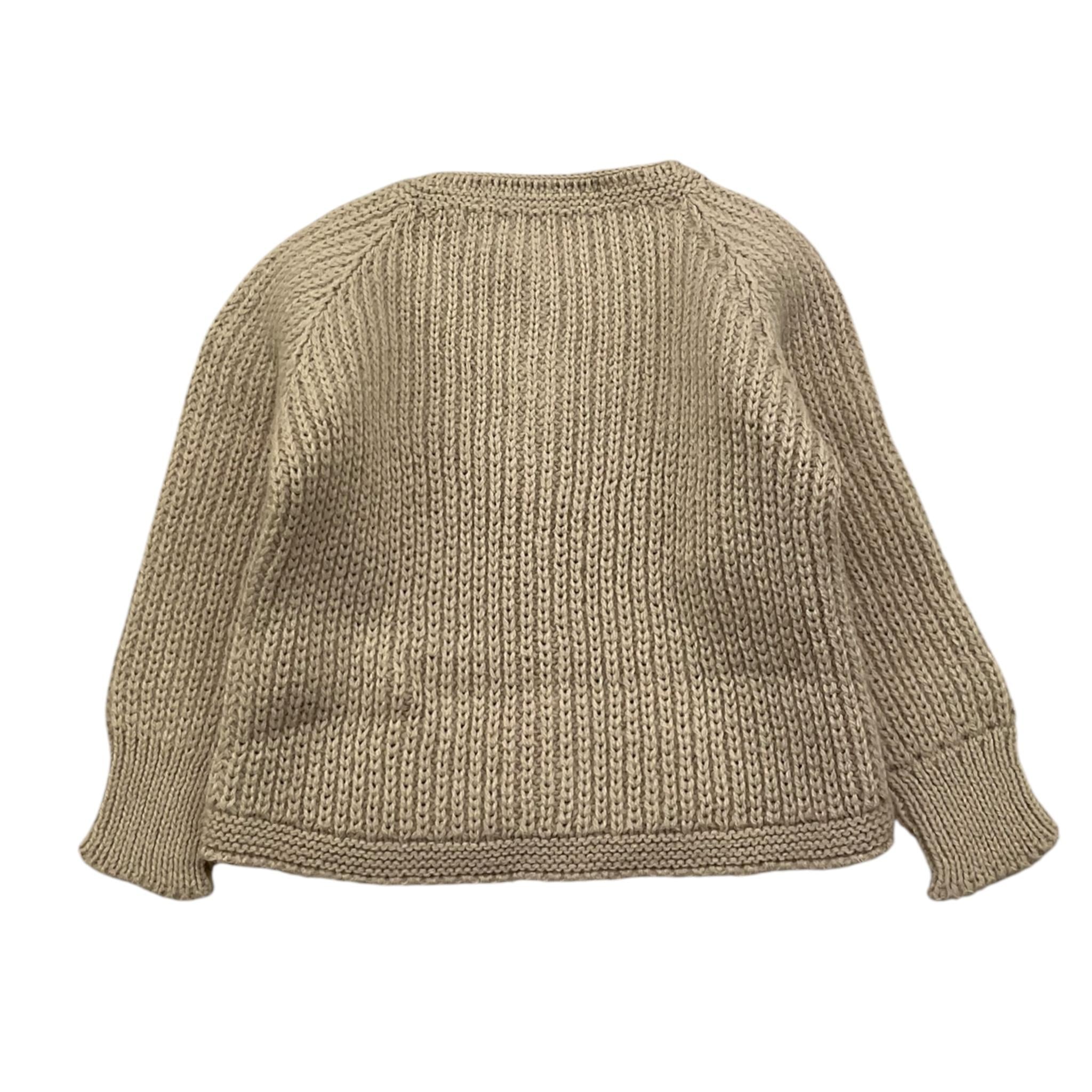 BABIDU cardigan tinta unita con bottoni in contrasto Beige per Neonato 60682 BEIGE BABIDU 