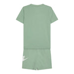 Nike Completo 2 Pezzi T-Shirt-Bermuda Tinta Unita per Neonato 86L596NX VERDE NIKE 