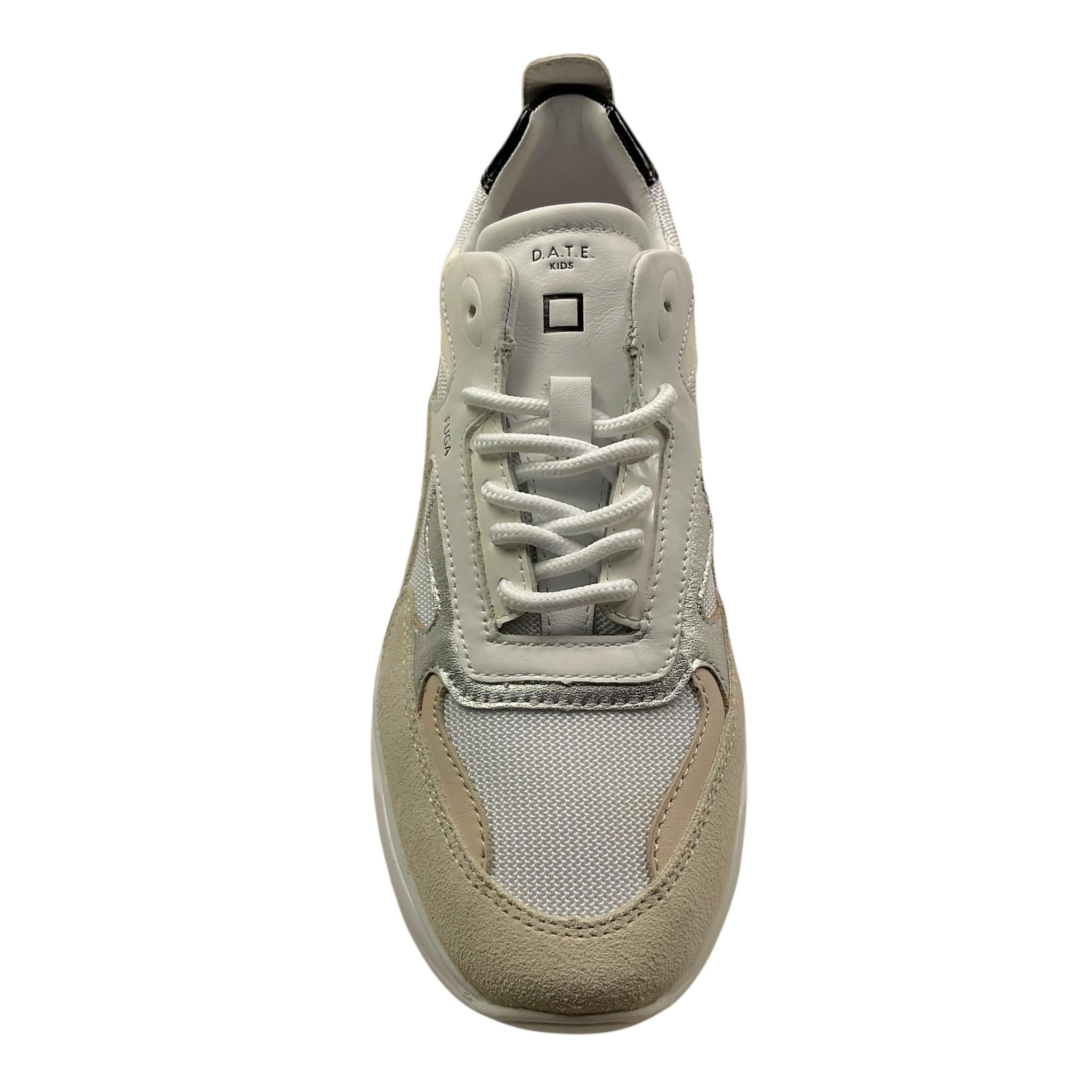 D.A.T.E. sneakers tinta unita con lacci  Bianco per Bambina FUGA BIANCO D.A.T.E. 