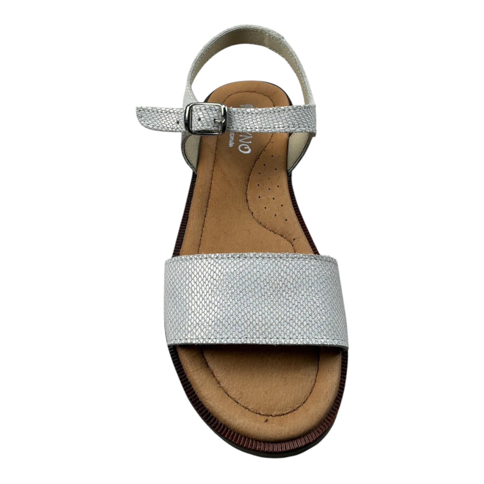 sandalo tinta unita con fibia D3401 BIANCO PANYNO 