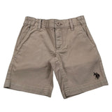 U.S. Polo Assn Bermuda Tinta Unita con Elastico In Vita per Bambino US41557 BEIGE U.S. POLO ASSN 