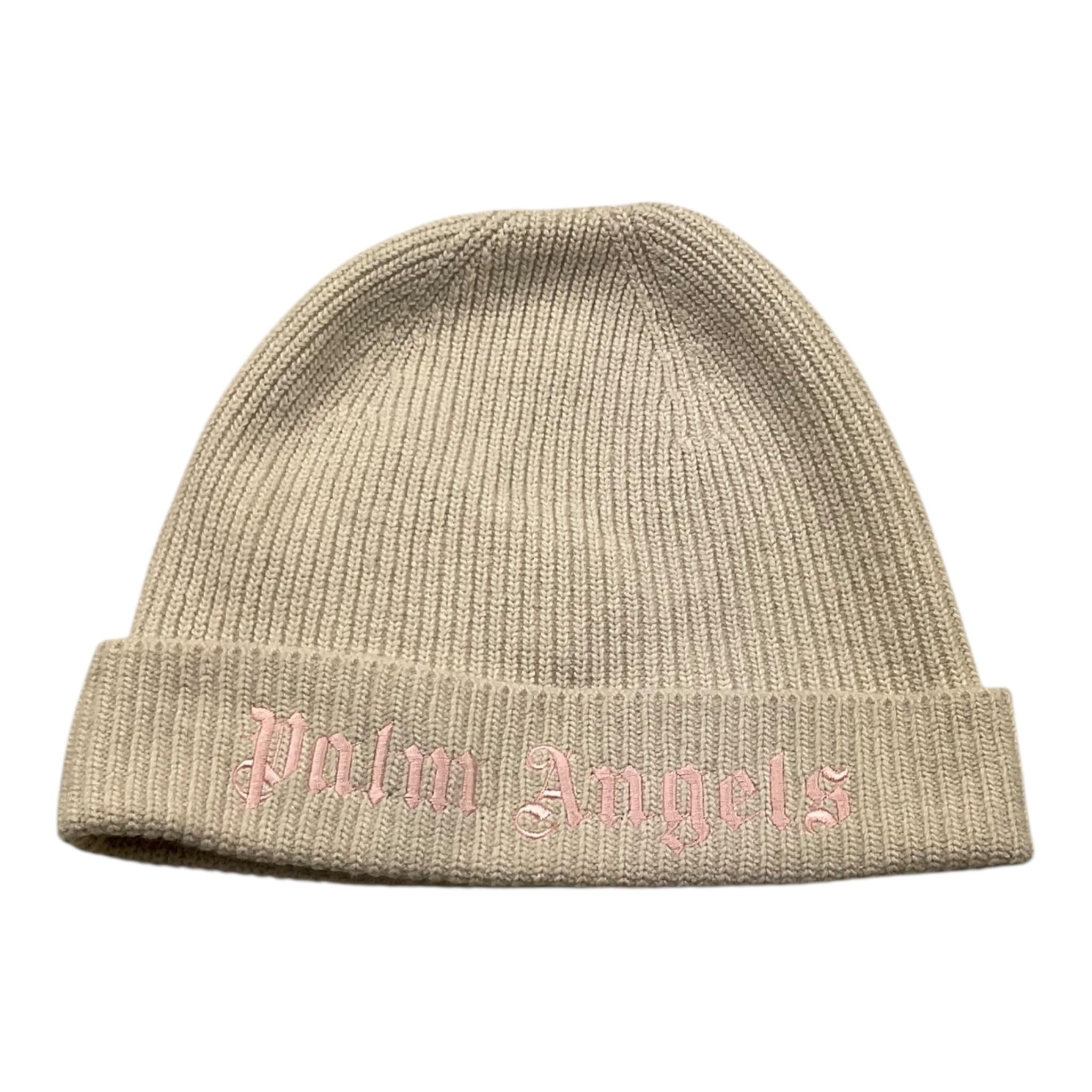 PALM ANGELS cappello tinta unita con logo Panna per Bambina PGCL005F PANNA PALM ANGELS 