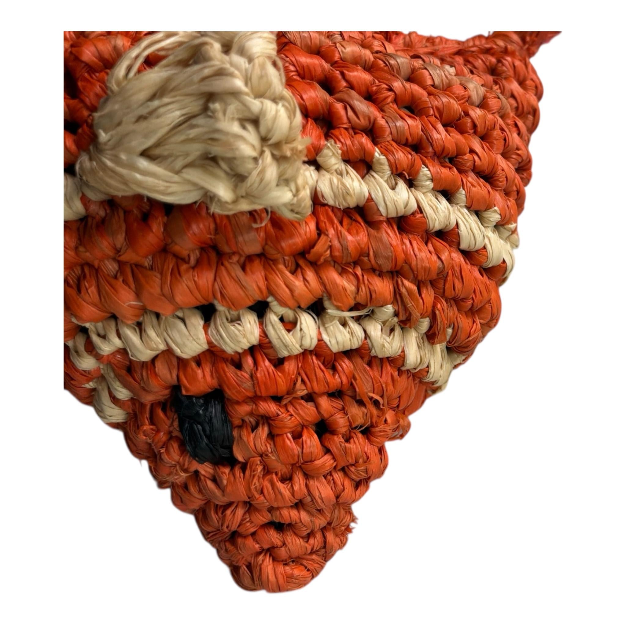 Saint Barth Portachiavi In Paglia con Pesciolino per Bambina 00536L ARANCIONE SAINT BARTH 