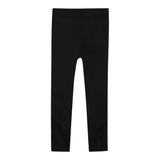 Michael Kors Leggins tinta unita con Profili Logati Nero per Bambina R30408 NERO MICHAEL KORS 