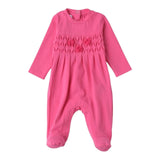 Minibanda Tutina Manica Lunga Tinta Unita per Neonata 3B778 FUXIA MINIBANDA 