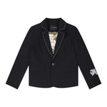 John Richmond Giacca Tinta Unita con Borchie per Bambino RBP25148GCX NERO JOHN RICHMOND 